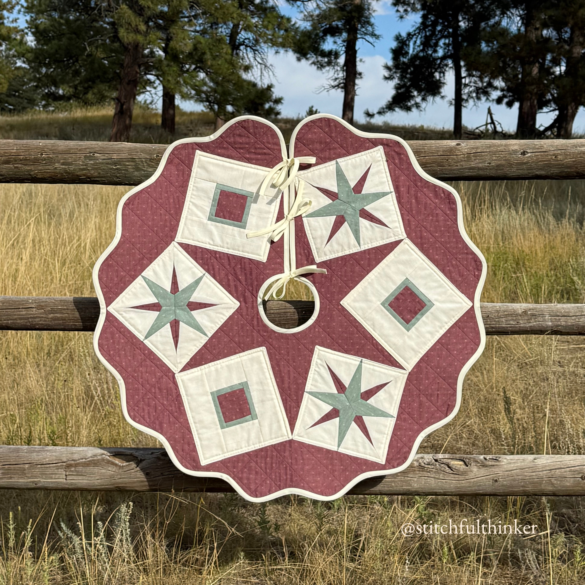 Connie Christmas Tree Skirt Sewing Pattern