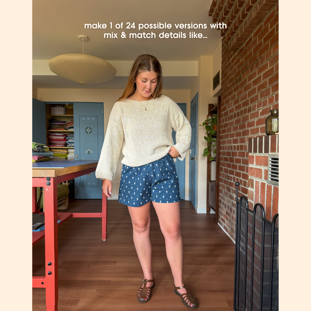 Avenue Shorts Sewing Pattern