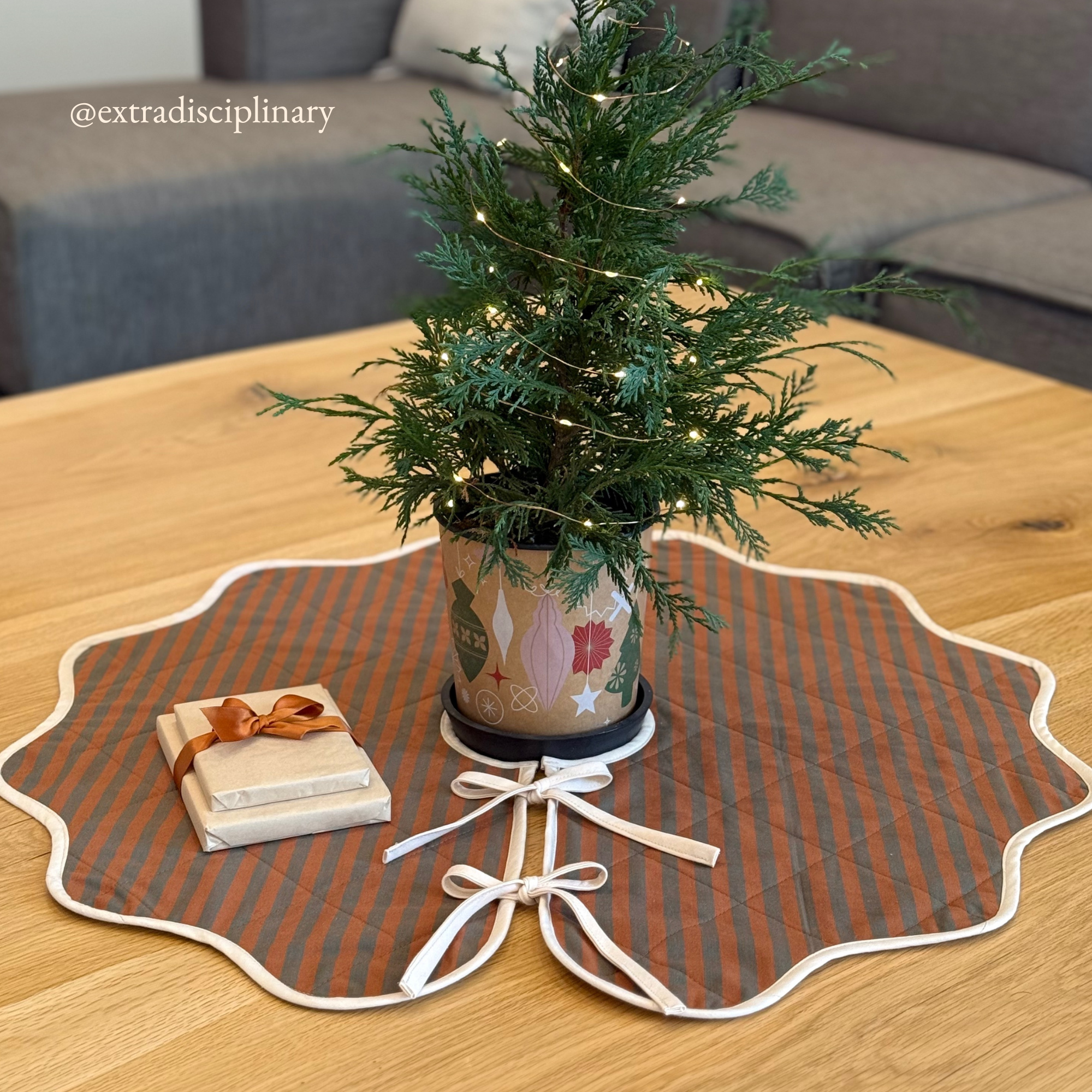 Connie Christmas Tree Skirt Sewing Pattern