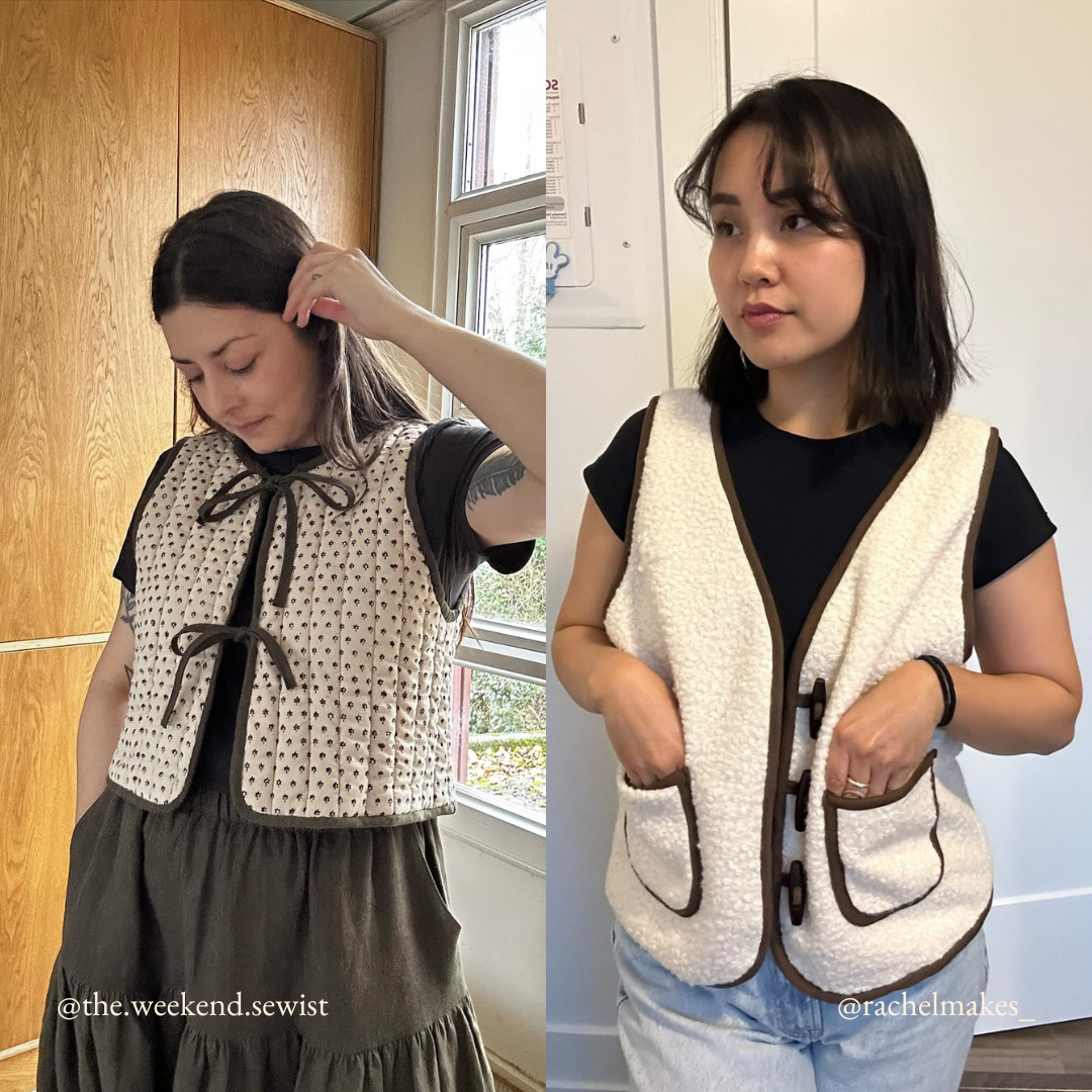 Ruby Vest Sewing Pattern – Syd Graham Patterns