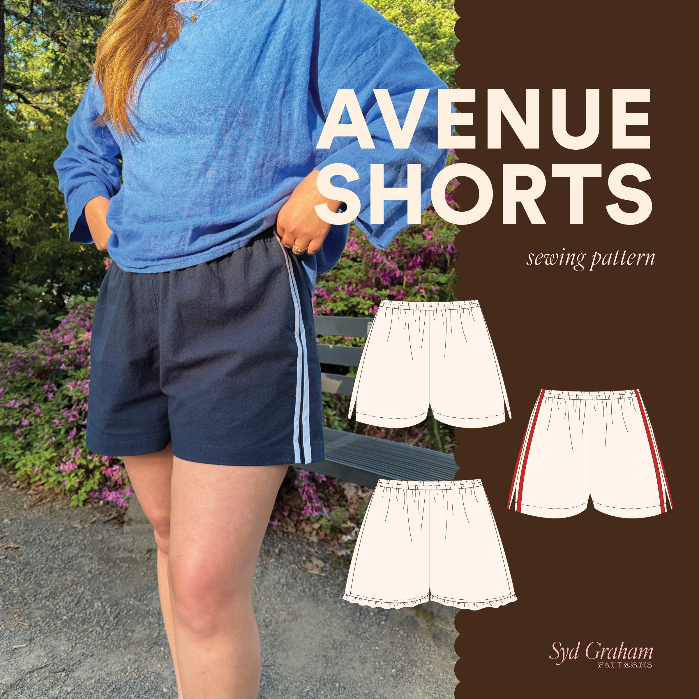 Avenue Shorts Sewing Pattern