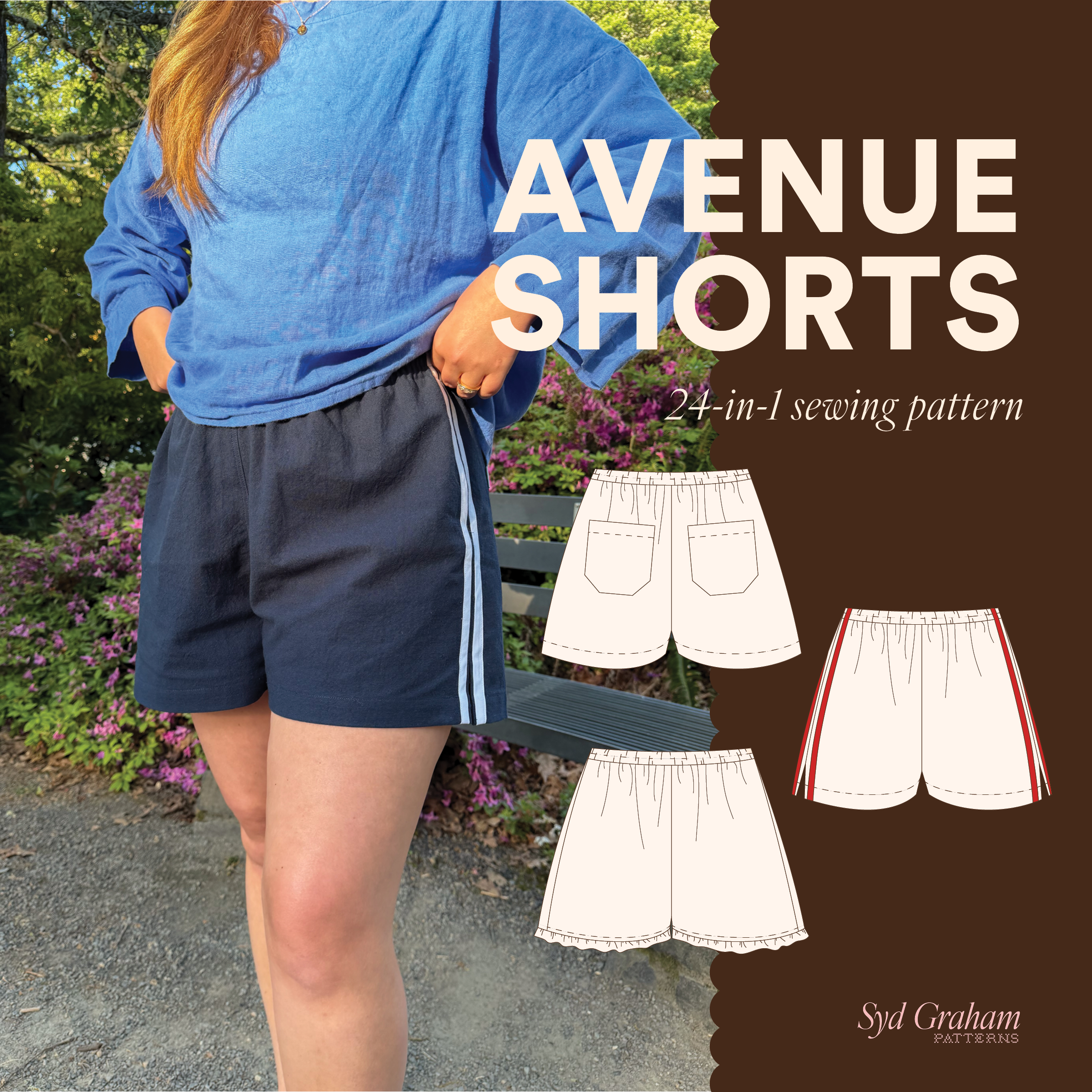 Avenue Shorts Sewing Pattern
